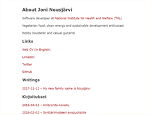 Tablet Screenshot of joninousiainen.info